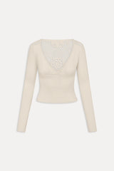 Arlo Crochet Knit Shirt - Bunny