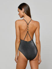 Lisa Plunge One-Piece Swimsuit