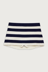 Marialla Knit Mini Skort - Sea Stripe