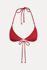 x Réalisation Par Amore Reversible Bikini Top - Aura