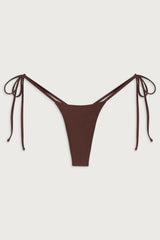 Divine Tie Side Skimpy Bikini Bottom - Cinnamon