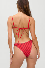 x JENNIE Magnolia Shine Bikini Top - Spring Stripe