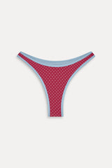 Dove Polka Dot Bikini Bottom - Tuscany