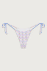 Divine Skimpy Floral Bikini Bottom - Rose Picnic Ruffle