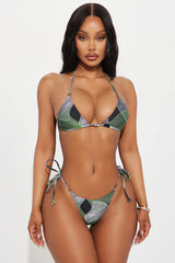 Ipanema Beach Beaded 2 Piece Bikini - Black/combo