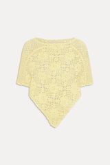 Sophie Crochet Poncho - Whipped Butter