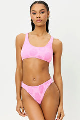 Connor Floral Terry Bikini Top - Flowerchild