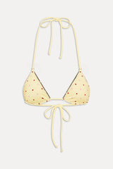 Nick Reversible Shine Bikini Top - Honey Bug