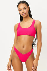 Enzo Cheeky Bikini Bottom - Rosewood