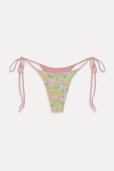 Divine Skimpy String Bikini Bottom - Nymphaea