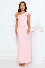 Luxe Frenzy Maxi Dress Pink