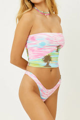 Peace Strapless Bikini Top - Palmz