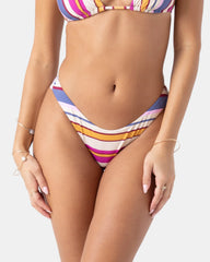 Sunset Swells Scoop Cheeky Bikini Bottom