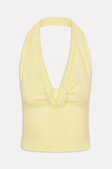 x JENNIE Briar Knit Halter Top - Morning Light