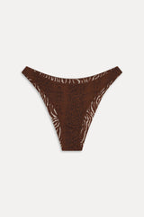 x Réalisation Par Dove Reversible Bikini Bottom - Python/Animal