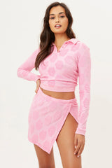 Stacey Floral Terry Skirt - Flowerchild