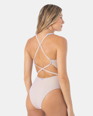 Pacific Coast Highway Reversible Plunge One Piece Swimsuit