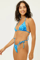 Tia Triangle Bikini Top - Electric