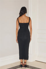 Simply Better Mesh Maxi Dress Black
