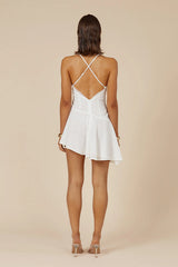 ODEZA MINI DRESS - WHITE
