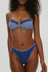 Presley High Waisted Bikini Bottom - Starry Night