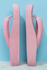 Puffer Padded Flip Flop - Baby Pink