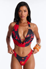 Late Night Crush 2 Piece Mesh Swim Cover Up Maxi Skirt Set - Multi Color