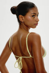 Lumia Triangle Bikini Top - Honeycomb
