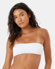 Rib Roxy Love Lace Bandeau Bikini Top