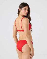 Rib Roxy Love Scoop Bralette Bikini Top