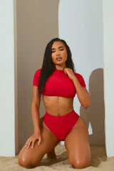 Another Beach Trip 2 Piece Bikini - Red