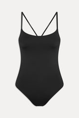x JENNIE Lotus One Piece Swimsuit - Black