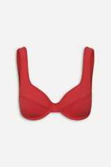 Romeo Underwire Bikini Top - Cherry