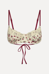 Cola Underwire Bikini Top - Strawberry Field