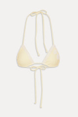 Nick Terry Triangle Bikini Top - Lemon