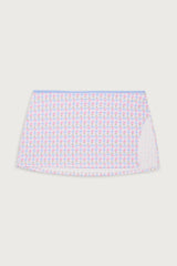 Marly Plaid Mini Skirt - Rose Picnic
