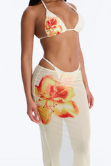 Through It All Bikini And Sarong - Ivory