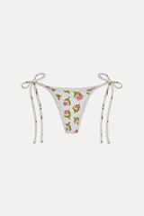 Mackenzie Beaded Cheeky Bikini Bottom - Cherry Picked