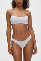 Lenox Bralette Bikini Top - Heather Grey