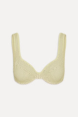 Romeo Underwire Bikini Top - Lemon Dot