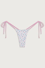 Divine Tie Side Skimpy Bikini Bottom - Sweet Meadow