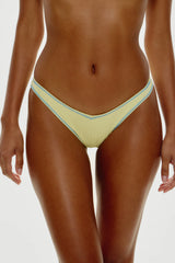 Harper Cheeky Bikini Bottom - Honeycomb