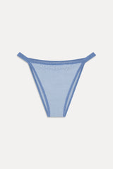 Tide Knit Cheeky Bikini Bottom - Malibu Tide