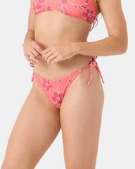 Garden Twirl Tie Side Cheeky Bikini Bottom