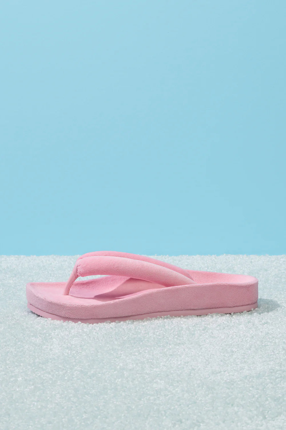 Puffer Padded Flip Flop - Baby Pink
