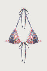Coastal Micro Triangle Bikini Top - Farmhouse Florals
