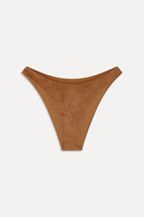 x BELLA HADID Dove Suede Bikini Bottom - Sunkissed Suede