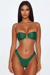 Karol Bandeau 2 Piece Bikini - Emerald