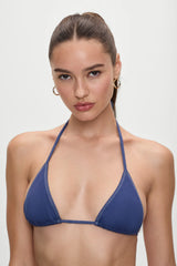 x BELLA HADID Nick Triangle Bikini Top - Summer Denim