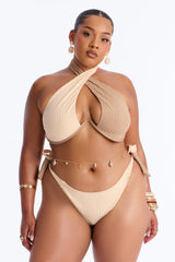 Yara Underwire 2 Piece Bikini - Brown/combo